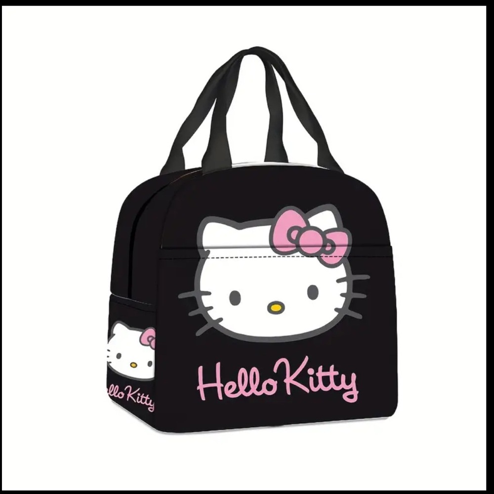 Hello Kitty Black and Pink Tote Bag